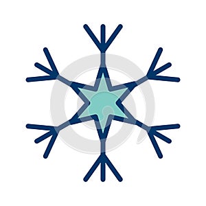 Snow Flake Vector Icon