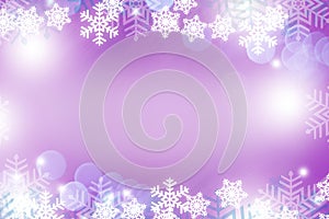 Snow violet abstract background