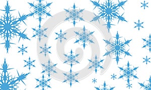 Snow flakes background 50