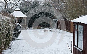 Snow in the Garden