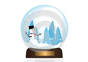 Snow Globe Illstration