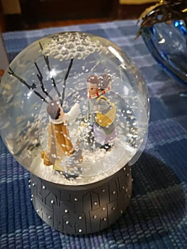 Snow Globe received as a Christmas gift