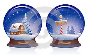 Snow globes photo