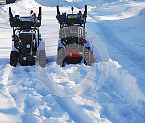 Snow handling equipment