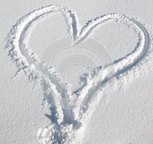 La neve cuore 