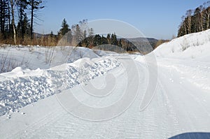 Snow highway