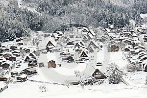 Snow of Historic Villages of Shirakawa-gÅ and Gokayama