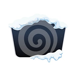 Snow Ice Cap Composition