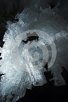 Snow and ice crystals