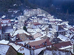 Snow in Isaba.