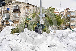 Snow in Jerusalem