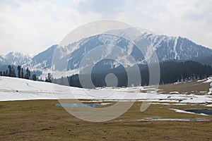 Snow laden Mountain