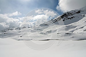 Snow landscape  , Grindelwald, Switzerland