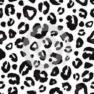 Snow Leopard seamless background