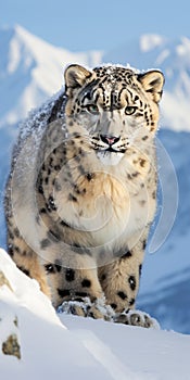 Snow Leopard Celebrity Portraits: Stunning Images In 8k Resolution