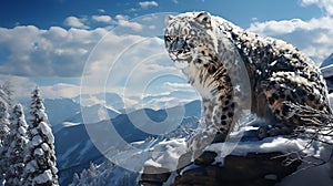 Snow Leopard reigns as the graceful ghost of the mountains