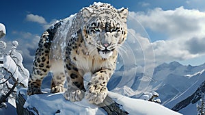 Snow Leopard reigns as the graceful ghost of the mountains