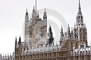 Snow in London