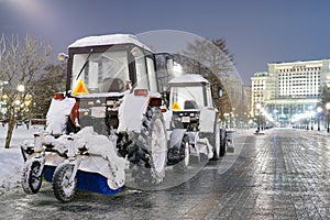 Snow machines are getting ready