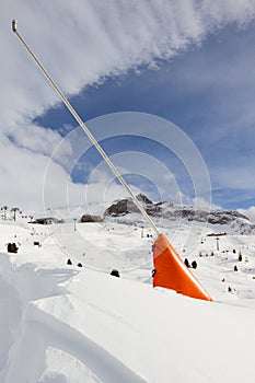 Snow making equipment