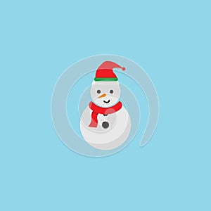 Snow man illustration