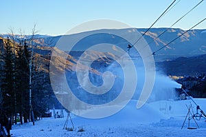 Snow mass ski resort