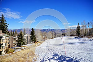 Snow mass ski resort