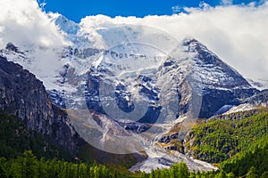 Snow mountain of Aden photo