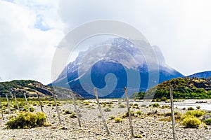 Snow mountain in Los Graciares National Park