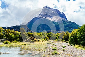 Snow mountain at the Los Gracieres National Park