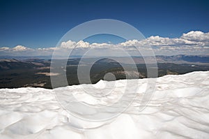 Snow mountain in Mammoth