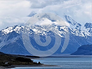 Snow Mountain in New Zeland