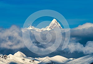 Snow mountain of Qinghai Tibet Plateau