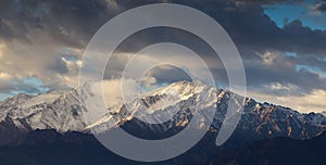 Snow Mountain Range, Leh India