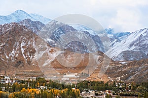 Snow Mountain View of Leh Ladakh District ,Norther part of India