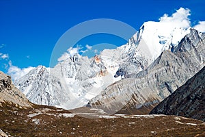 Snow mountain Xianuoduoji in Daocheng Yading