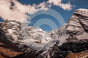 Snow mountains in Aden National Reserve, Szechwan