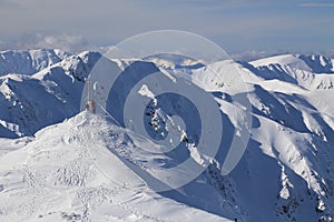 Snow mountains ski Jasna Slovakia Tatras landscapes