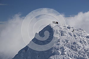 Snow mountains ski Jasna Slovakia Tatras landscapes