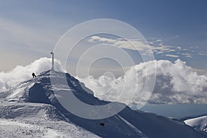 Snow mountains ski Jasna Slovakia Tatras landscapes