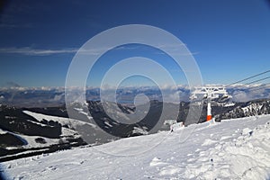 Snow mountains ski Jasna Slovakia Tatras landscapes