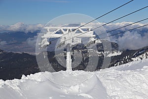 Snow mountains ski Jasna Slovakia Tatras landscapes