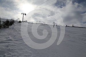 Snow mountains ski Jasna Slovakia Tatras landscapes