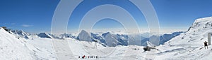 Snow panorama from Salati Pass