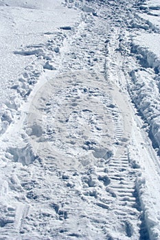 Snow path