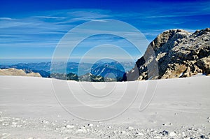 Snow Plain of Dachstein Glacier, Austria