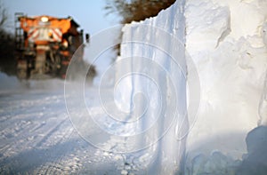 Snow plough photo