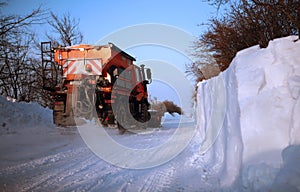 Snow plough photo