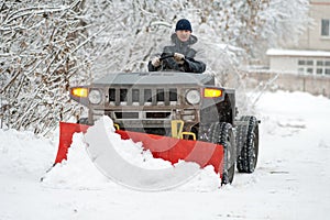 Snow-plow