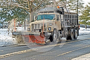 Snow Plow in Action